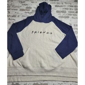 Old Navy‎ FRIENDS TV Show Hoodie Women's XL Gray/Navy